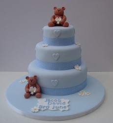teddy bear christening cake boys teddy bear christening cake girls