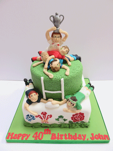 6 nations rugby cake