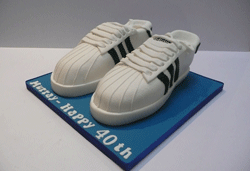 Adidas trainers cake