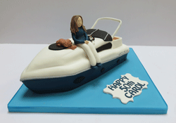 speedboat cake