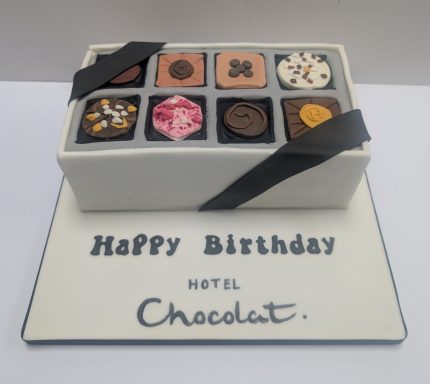 Hotel Chocolate 1st year birthday cake