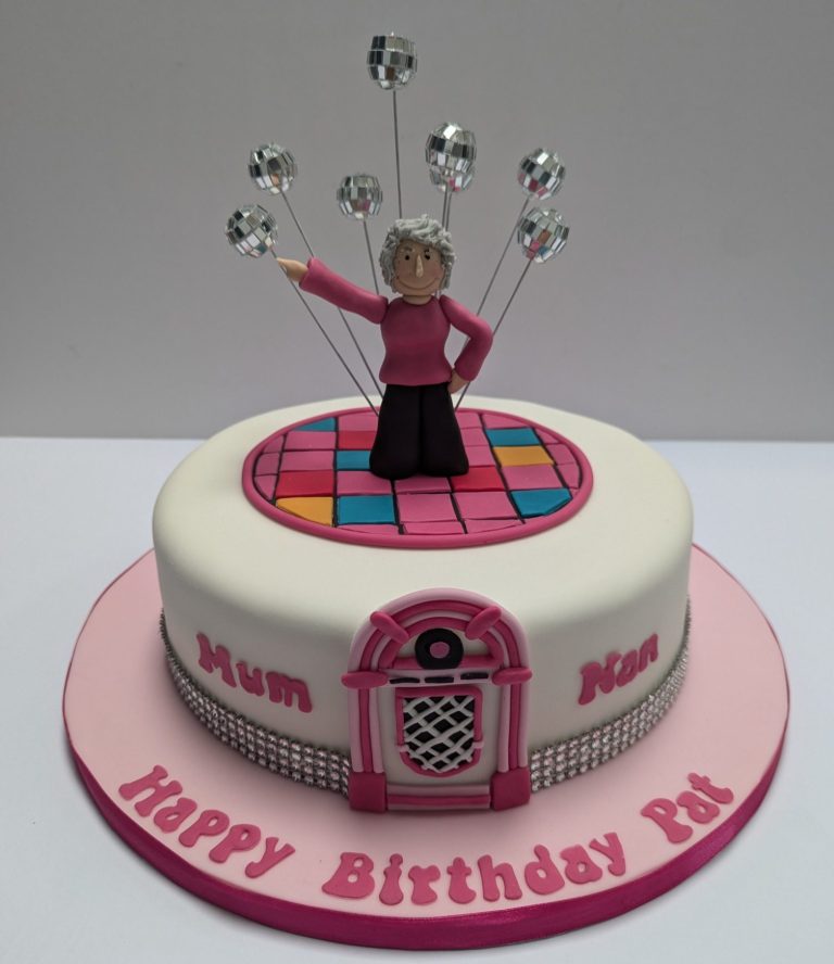 Dancing Birthday Cake Lady Dancing