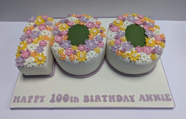 100 Birthday Cake Flower 100 Birthday Cake