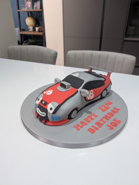 Conrad the car cake