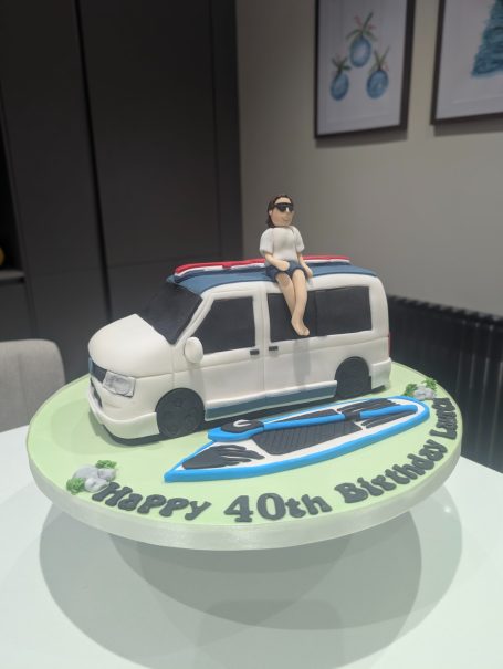 VW Camper van cake for a 40th Birthday